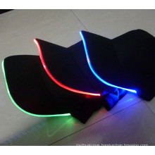 Wholesale Colorful Flashing LEDs Hats, LED Snapback Cap